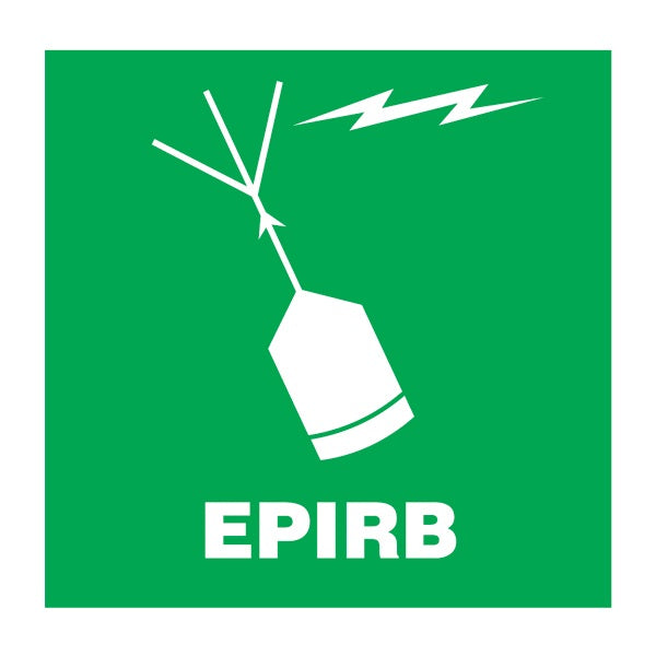 IMO Symbol Epirb IMPA 334114 150x150mm